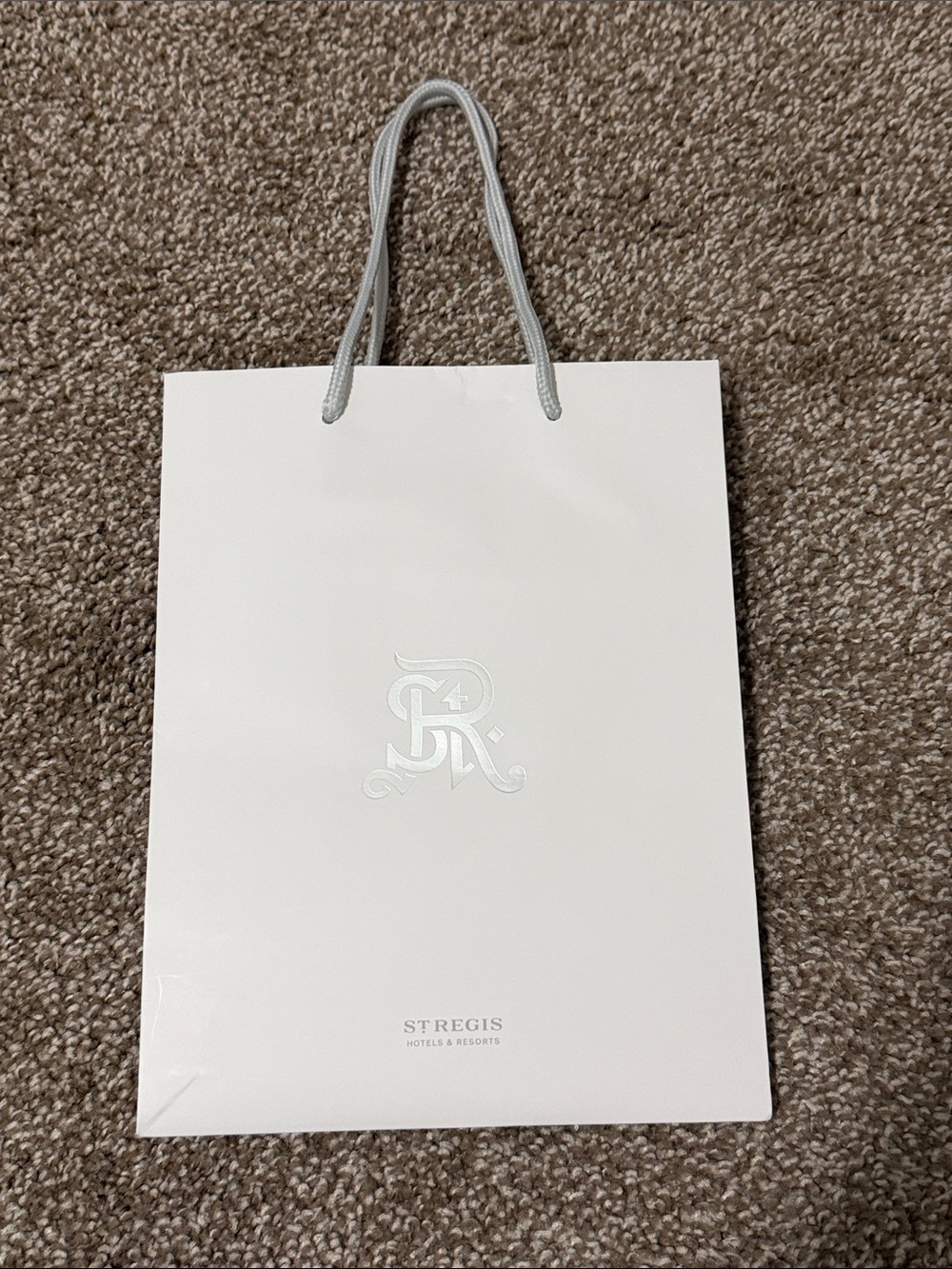 100% Authentic Brand New St Regis Hotel Paper Shopping Gift Bag